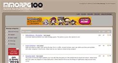 Desktop Screenshot of mmorpg100.com